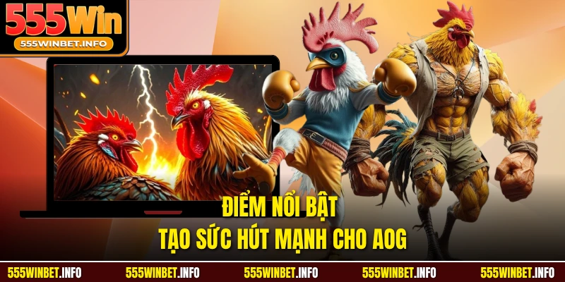 Điểm nổi bật tạo sức hút mạnh cho AOG
